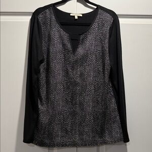 Stitch Fix 41 Hawthorn mixed material blouse